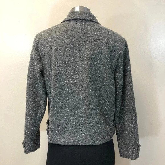 J. JILL‎ wool blend grey blazer coat 8p - Picture 2 of 5